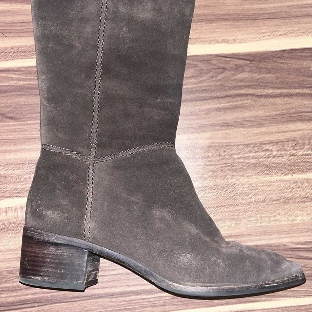 COACH LUCIA OVER THE KNEE SUEDE BOOTS - Picture 7 of 16